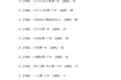 字谜猜字谜大全及答案,揭秘汉字奥秘，乐享智慧时光
